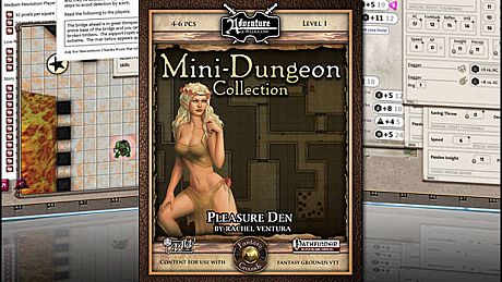 Fantasy Grounds - Mini-Dungeon #022: Pleasure Den (PFRPG) DLC