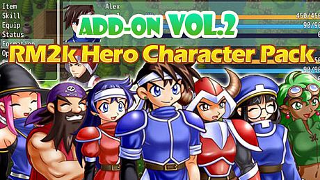 RPG Maker MV - Add-on Vol.2: RM2K Hero Character Pack DLC