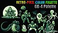 RETRO-PIXEL COLOR PALETTE - GB-4 Palette
