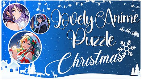 Lovely Anime Puzzle: Christmas Game