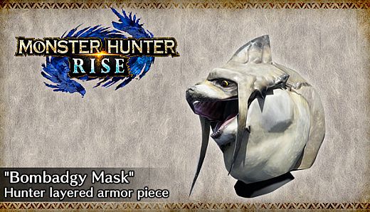 MONSTER HUNTER RISE - "Bombadgy Mask" Hunter layered armor piece