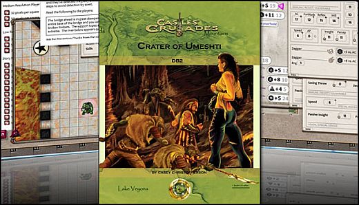 Fantasy Grounds - DB2 Crater of Umeshti (Castles & Crusades)