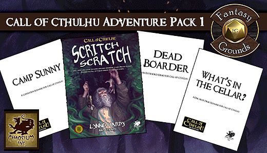 Fantasy Grounds - Call of Cthulhu Adventure Pack 1 (Call of Cthulhu 7E)