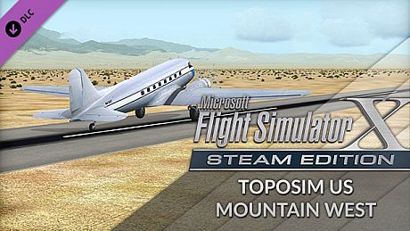 FSX Steam Edition: Toposim US Mountain West Add-On DLC