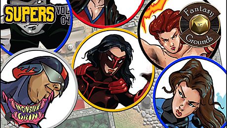 Fantasy Grounds - Supers, Volume 4 (Token Pack) DLC