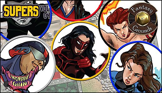 Fantasy Grounds - Supers, Volume 4 (Token Pack)
