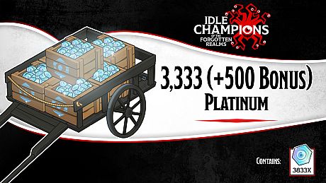 Idle Champions of the Forgotten Realms - 3,333 (+500 Bonus) Platinum