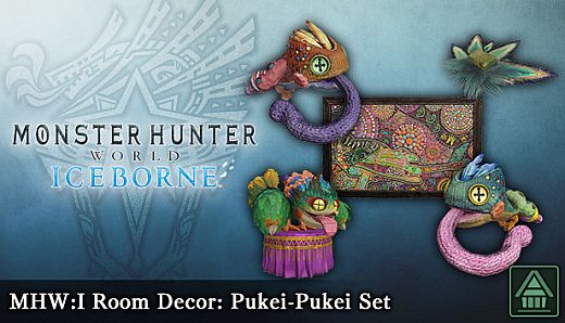 Monster Hunter World: Iceborne - MHW:I Room Decor: Pukei-Pukei Set