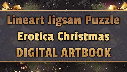 LineArt Jigsaw Puzzle - Erotica Christmas ArtBook