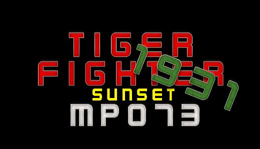 Tiger Fighter 1931 Sunset MP073