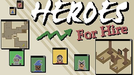 Heroes For Hire - Guild Micromanagement Simulator Game