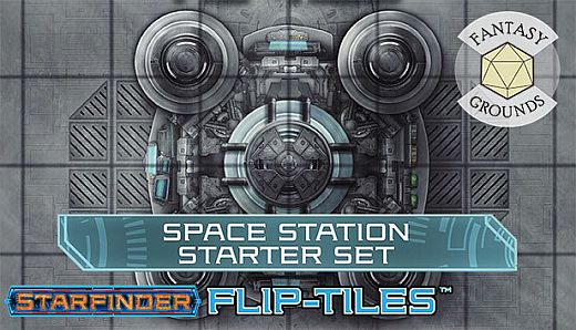 Fantasy Grounds - Starfinder Flip-Tiles - Space Station Starter Set