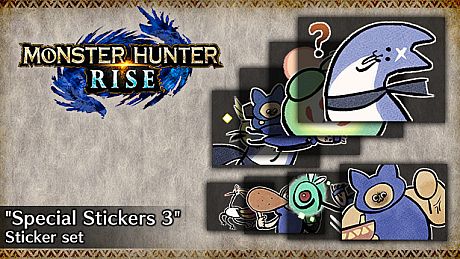 MONSTER HUNTER RISE - "Special Stickers 3" Sticker set DLC