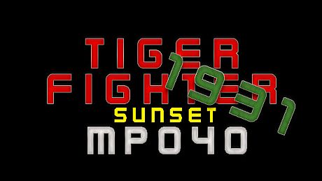 Tiger Fighter 1931 Sunset MP040 DLC