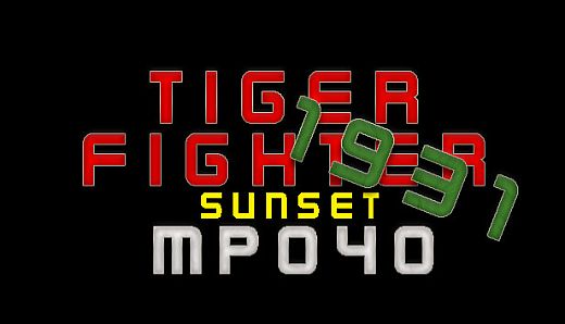 Tiger Fighter 1931 Sunset MP040