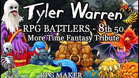RPG Maker MZ - Tyler Warren RPG Battlers 8th 50 - More Time Fantasy Tribute DLC