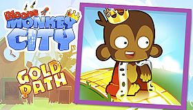 Bloons Monkey City - Gold Path