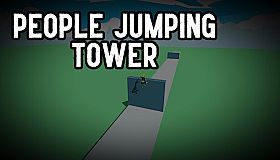 People Jumping Tower