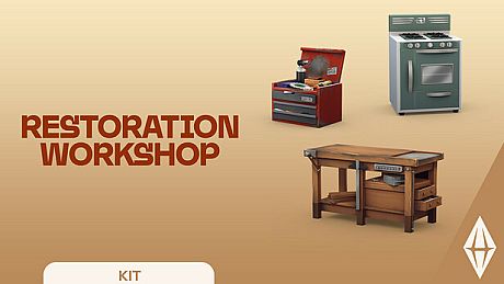 The Sims 4 Restoration Workshop Kit DLC