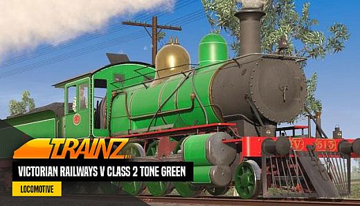 Trainz 2019 DLC - Victorian Railways V Class 2 Tone Green