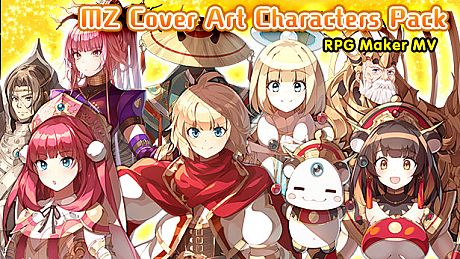 RPG Maker MV - MZ Cover Art Characters Pack DLC