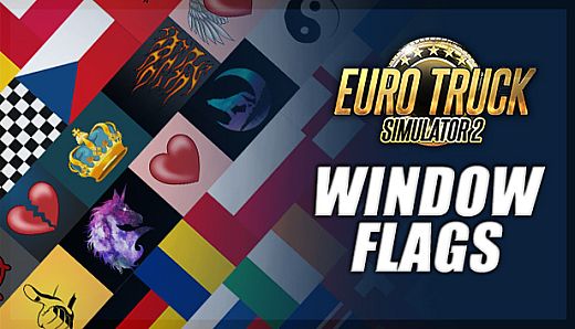 Euro Truck Simulator 2 - Window Flags