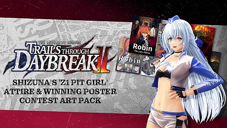 Shizuna's 'Z1 Pit Girl' Attire & Winning Poster Contest Art Pack DLC