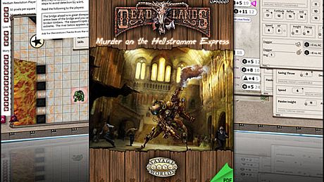 Fantasy Grounds - Deadlands Reloaded: Murder on the Hellstromme Express DLC