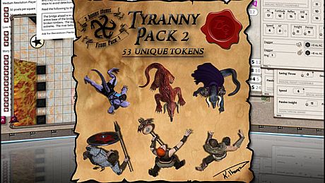 Fantasy Grounds - Ddraig Goch's Tyranny 2 (Token Pack) DLC