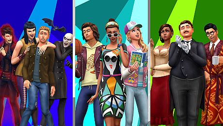 The Sims 4 Bundle - City Living, Vampires, Vintage Glamour Stuff Bundle