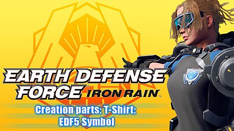 EARTH DEFENSE FORCE: IRON RAIN - Creation parts: T-Shirt: EDF5 Symbol DLC