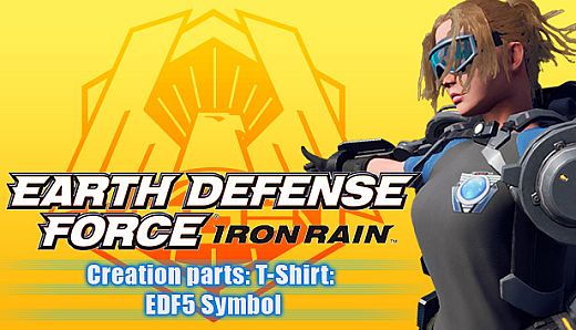 EARTH DEFENSE FORCE: IRON RAIN - Creation parts: T-Shirt: EDF5 Symbol