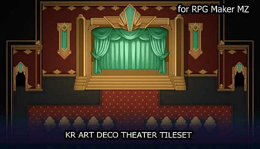 RPG Maker MZ - KR Art Deco Theater Tileset