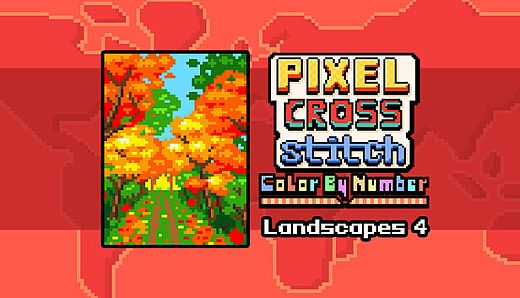 Pixel Cross Stitch - Landscapes Pack 4