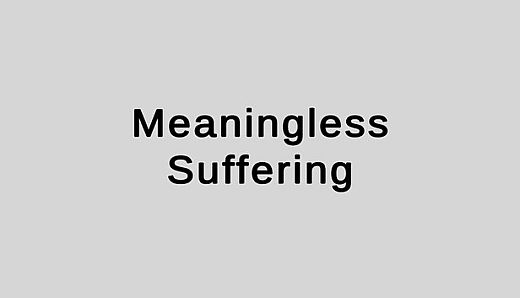 Meaningless Suffering