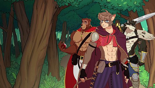Burrow of the Fallen Bear: A Gay Furry Visual Novel
