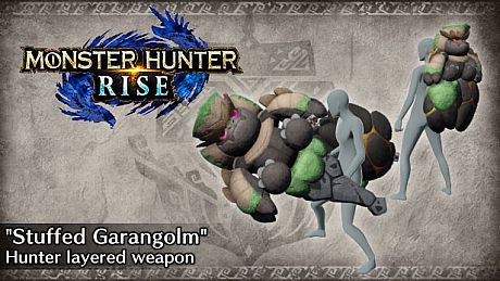 Monster Hunter Rise - "Stuffed Garangolm" Hunter layered weapon (Charge Blade) DLC