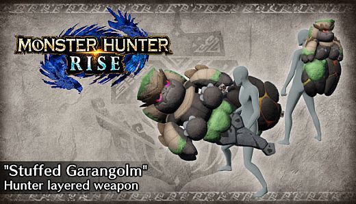 Monster Hunter Rise - "Stuffed Garangolm" Hunter layered weapon (Charge Blade)