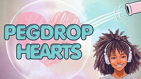 Pegdrop Hearts Game