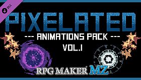 RPG Maker MZ - Pixelated Animations Pack Vol.1