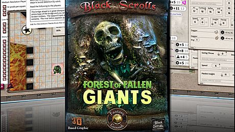 Fantasy Grounds -  Black Scroll Games - Forest of Fallen Giants (Map Pack) DLC