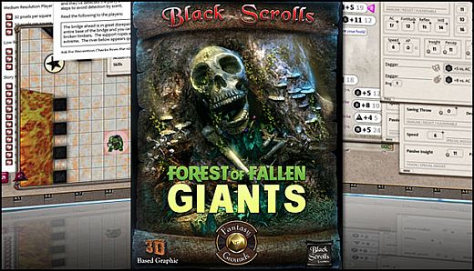 Fantasy Grounds -  Black Scroll Games - Forest of Fallen Giants (Map Pack)