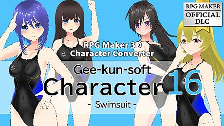 RPG Maker 3D Character Converter - Gee-kun-soft character 16 Swimsuit DLC
