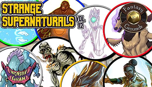 Fantasy Grounds - Strange Supernaturals, Volume 12 (Token Pack)