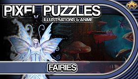Pixel Puzzles Illustrations & Anime - Jigsaw Pack:  Fairies