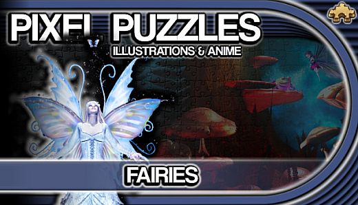 Pixel Puzzles Illustrations & Anime - Jigsaw Pack:  Fairies