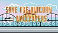 SAVE THE UNICORN - WALLPAPERS