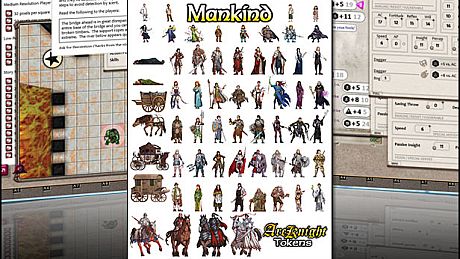 Fantasy Grounds - ArcKnight Tokens - Mankind DLC