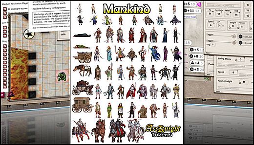 Fantasy Grounds - ArcKnight Tokens - Mankind