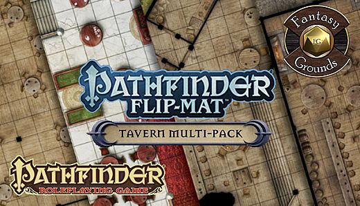 Fantasy Grounds - Pathfinder Flip-Mat: Tavern Multi-Pack (Map Pack)